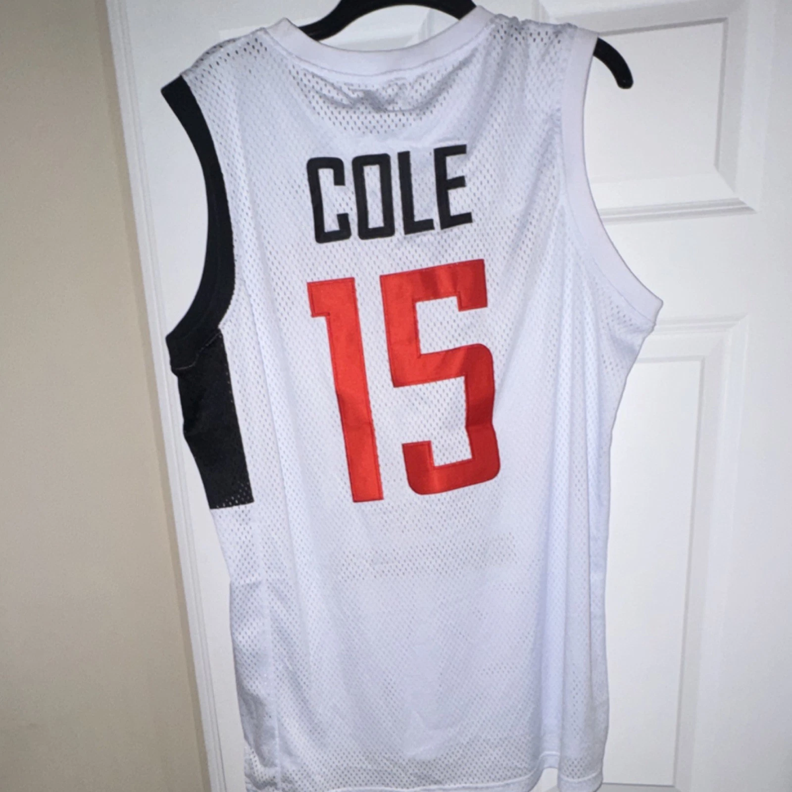 Headgear Patriots J. Cole #15 Basketball Jersey XL White Red Bla - photo 4