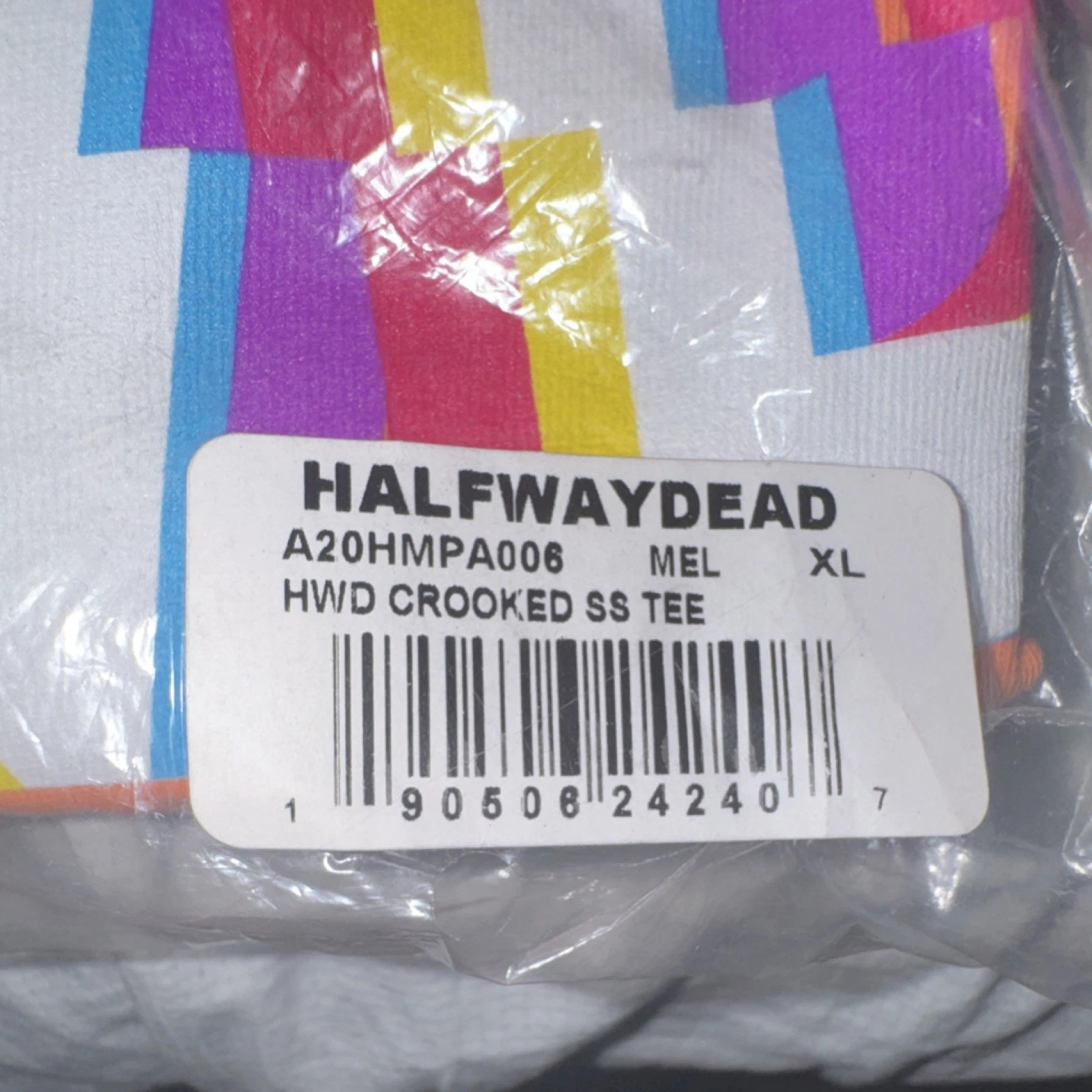 Halfwaydead HWD Crooked SS Tee Men's XL Orange - photo 2