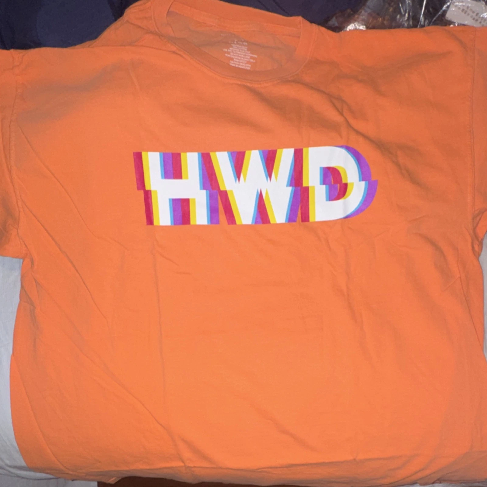Halfwaydead HWD Crooked SS Tee Men's XL Orange - photo 3