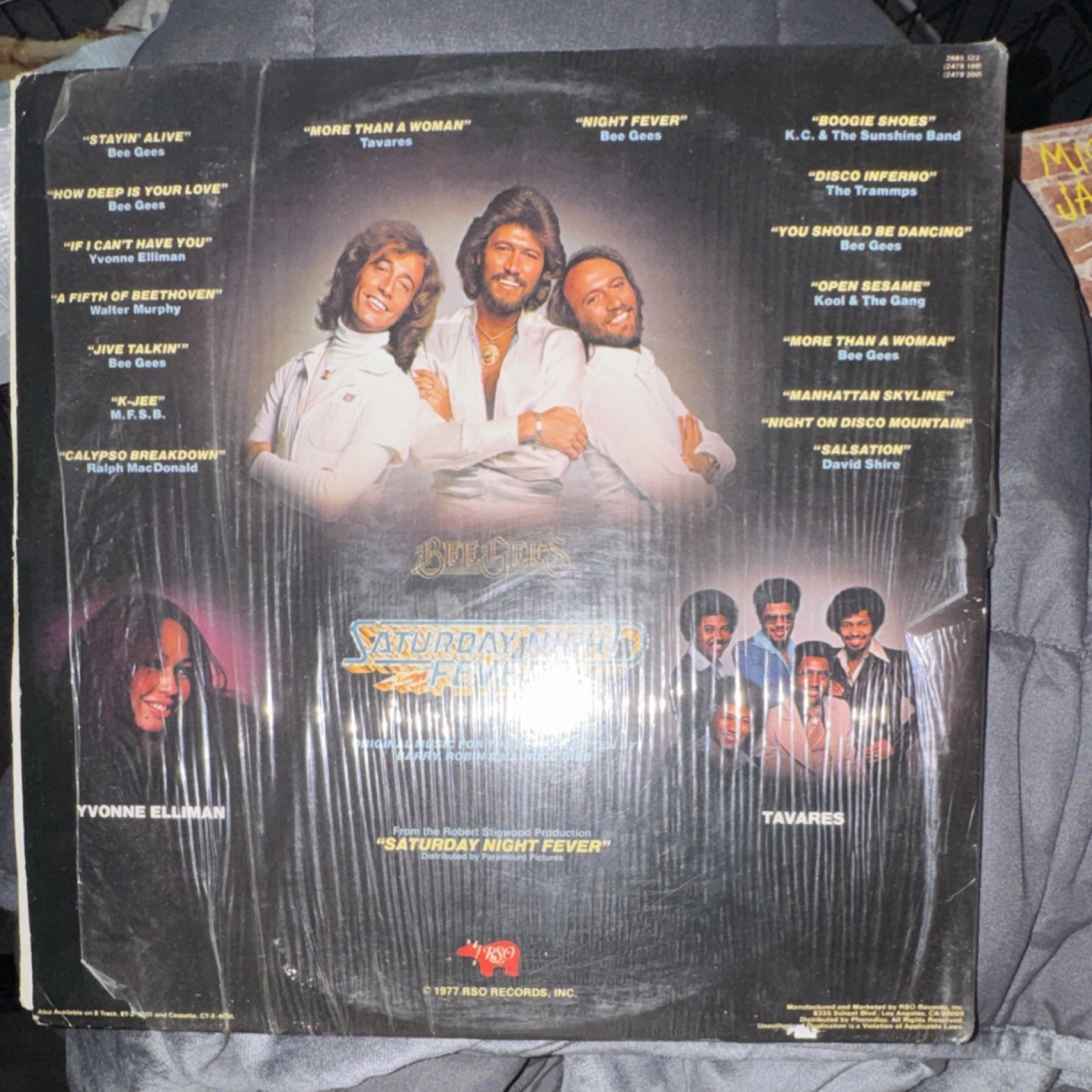 Saturday Night Fever Soundtrack LP RSO 1977 Vinyl 12" 33 RPM - photo 2