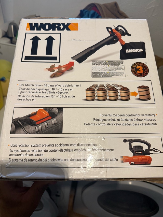 Worx Blower Vac Mulcher - photo 3