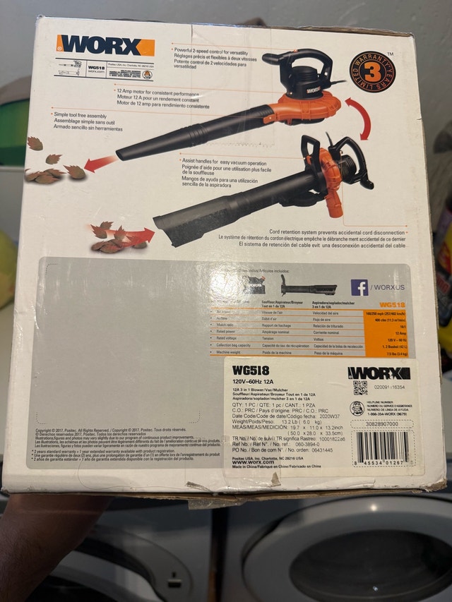 Worx Blower Vac Mulcher - photo 4