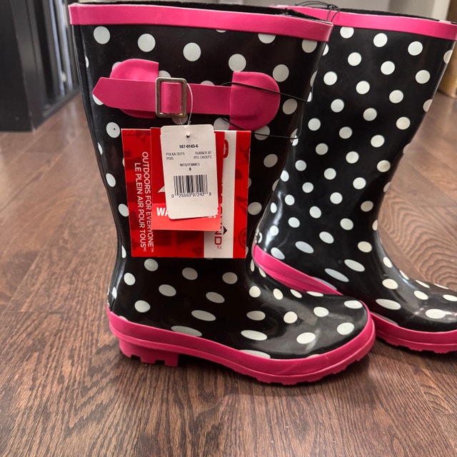 Outbound Women's Polka Dot Rain Boots - Size 8 - photo 2