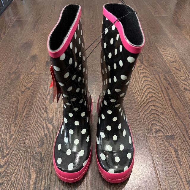 Outbound Women's Polka Dot Rain Boots - Size 8 - photo 5
