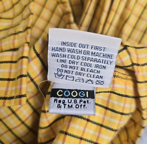 Vintage Coogi Australia Button-Up Shirt - Blue/White Check - Siz - photo 3