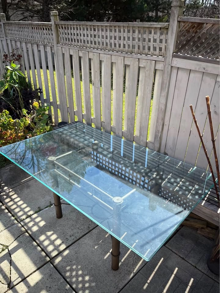 Glass Patio Table | Make me an offer - photo 2