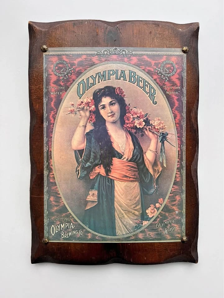 Rustic Olympia Brewing Co. Bar Sign