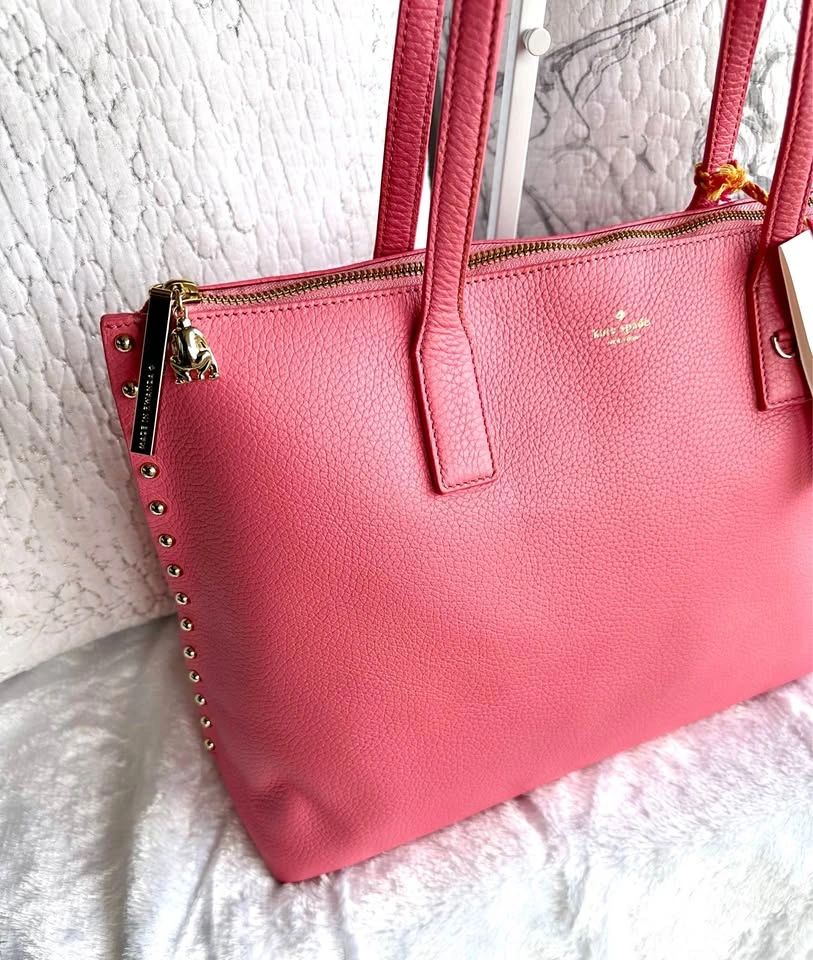 Kate Spade Pink Studded Tote