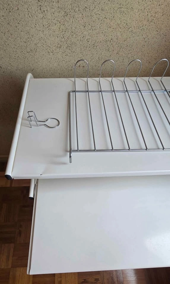 Ikea White Metal Computer Desk - photo 3