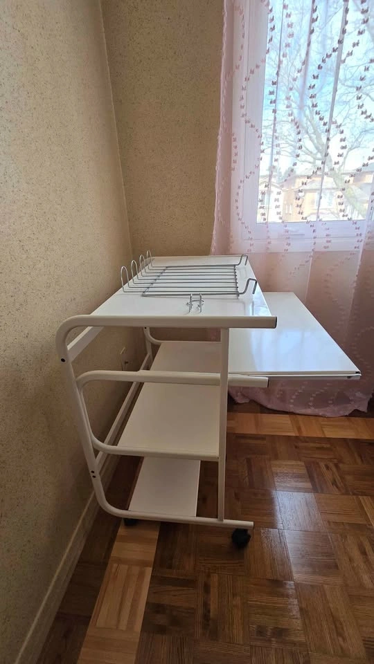Ikea White Metal Computer Desk - photo 4