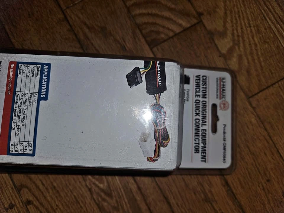 New Sealed U-Haul 4-Way Trailer Wiring Harness for Subaru