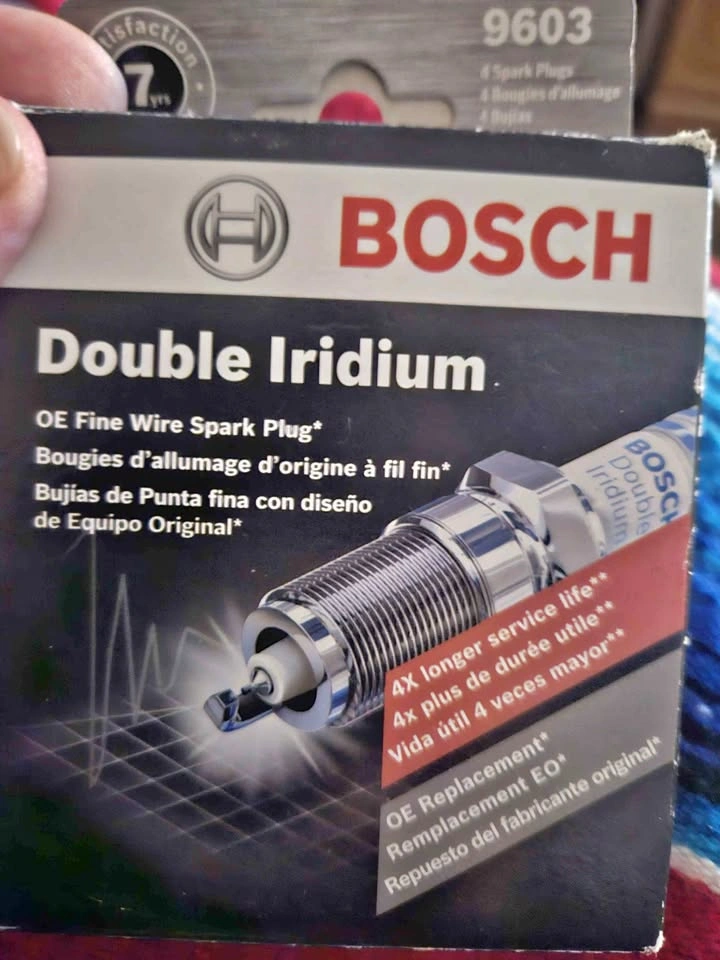 Bosch Double Iridium Spark Plugs 4 Pack Part# 9603