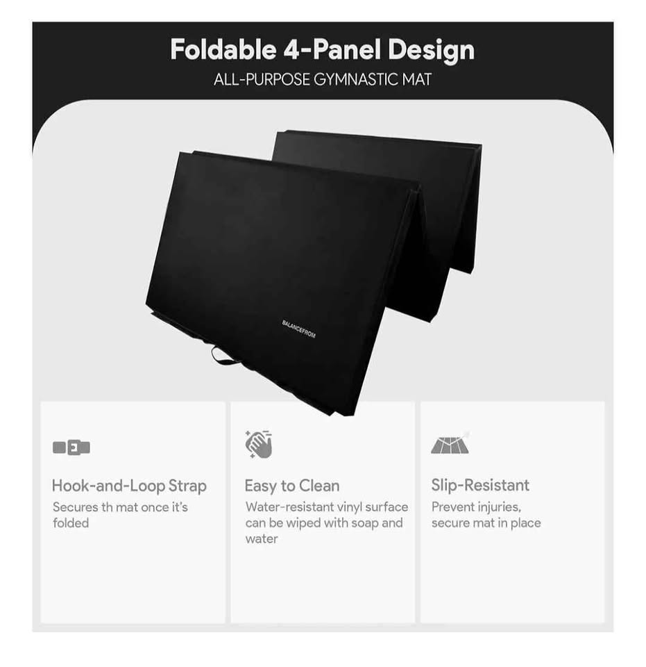 GoGym Mat 120"×48"x2" Extra Thick High Density Anti-Tear - photo 2