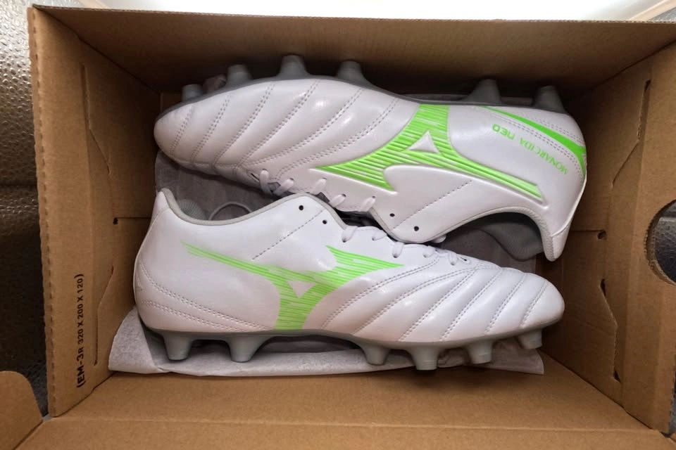 Mizuno Monarcida Neo III Select Soccer Cleats FG Size 10 White/G - photo 4