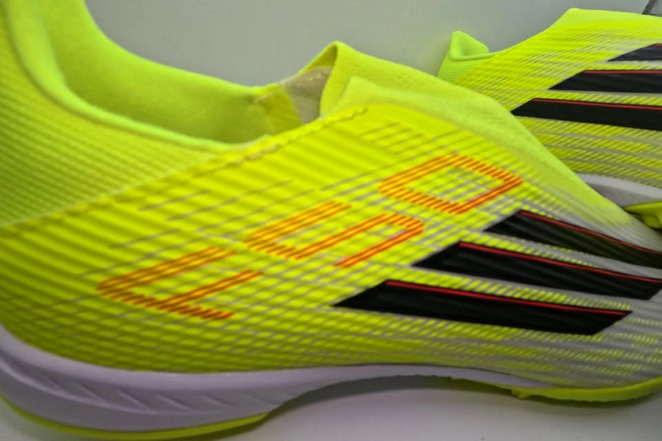 Adidas F50 League Laceless Soccer Cleats TF Size 10 Green/White - photo 2