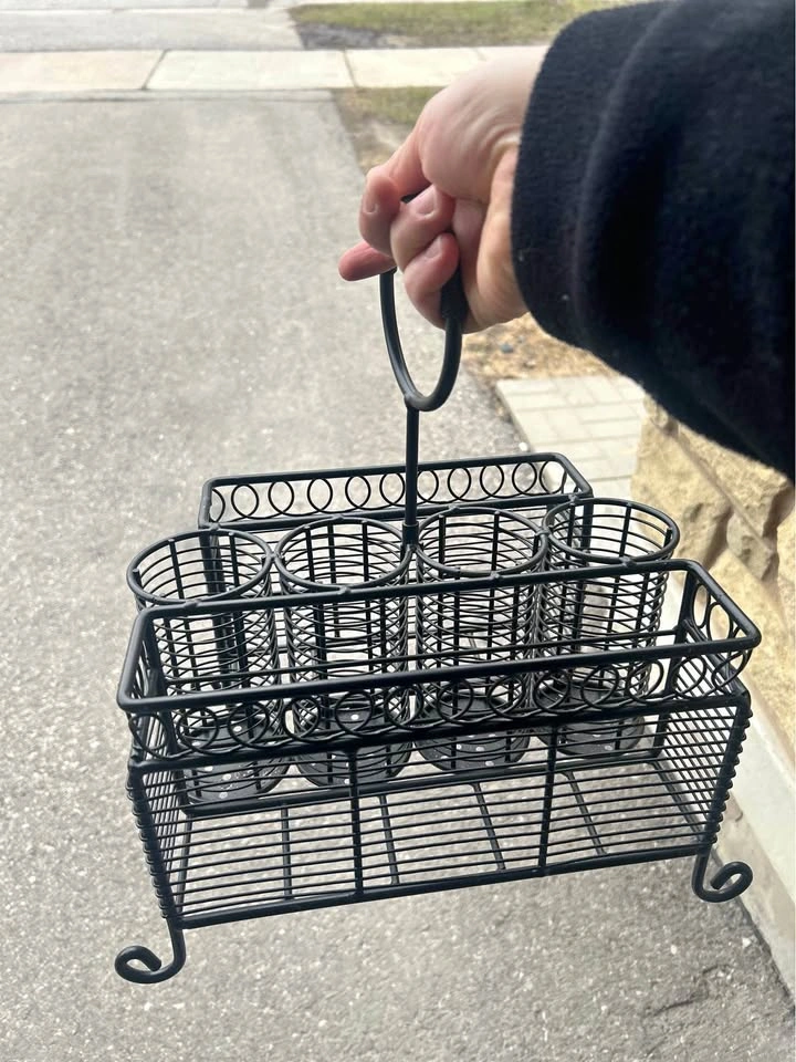 Kitchen Outdoor Patio Cutlery Holder / Display