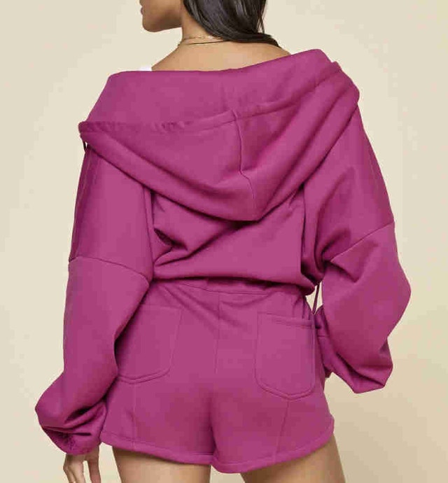 Popflexactive Cloud Romper - Berry Crush S/M