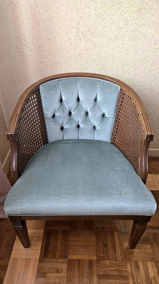 Vintage Wood Accent Chairs