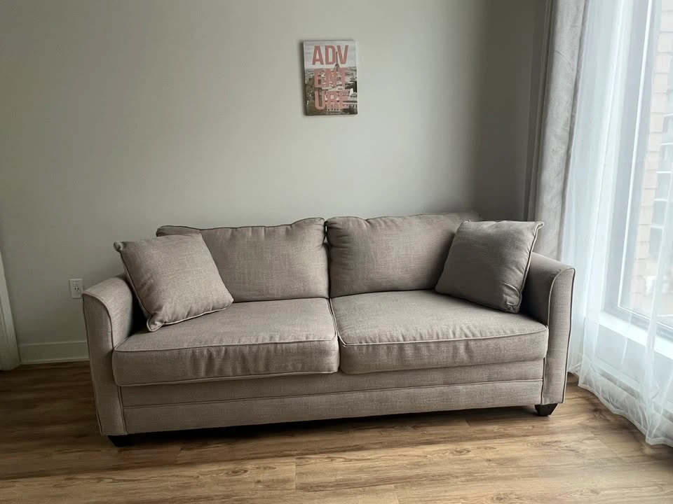 Beige Sleeper Sofa - photo 3