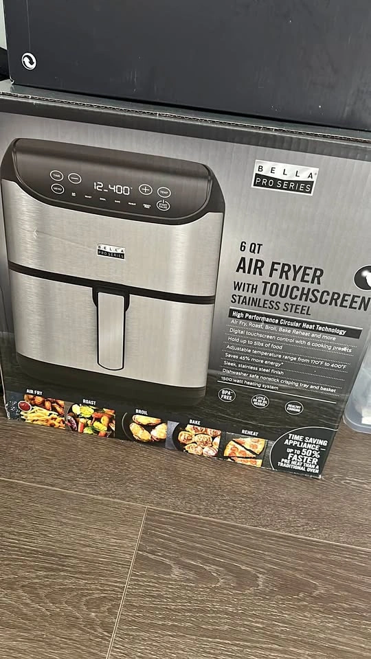 Bella Pro Series 6 QT Air Fryer Touchscreen