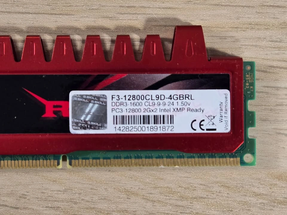 GSkill Ripjaws 2x2GB DDR3 Kit - photo 2