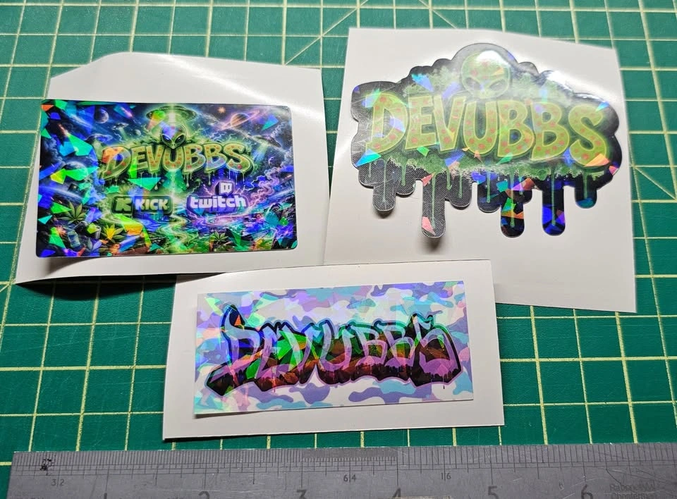 Custom Holographic Stickers with EZ Peel - photo 2