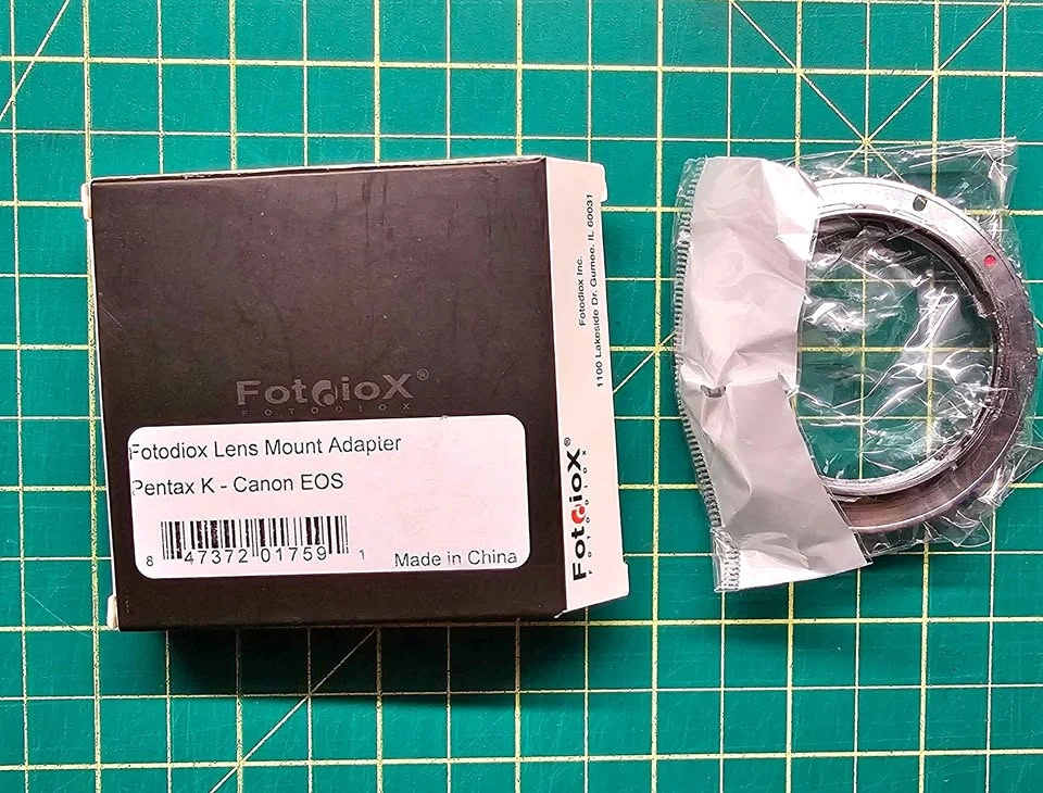 Fotodiox Pentax K (PK) to EF Mount Adapter