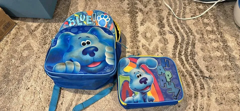 School bag blue thumbnail