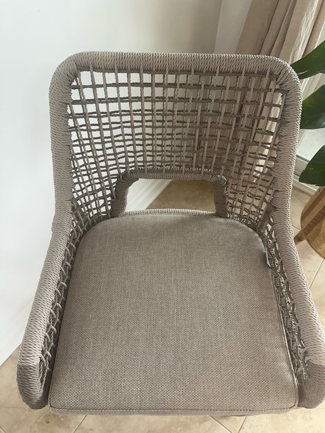 NEW set of boho bar chairs - photo 3