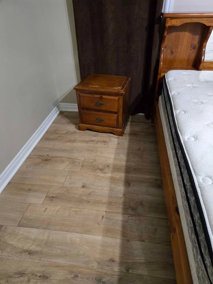 Free Queen bed set with dresser, mirror, and night stands - photo 3