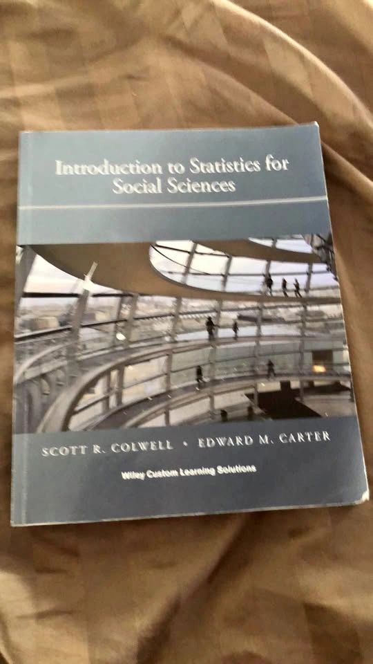 Introduction to Statistics for Social Sciences