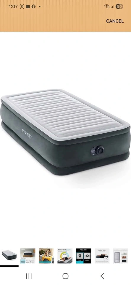 Brand New INTEX Air Mattress - Twin Size