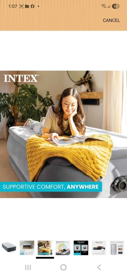 Brand New INTEX Air Mattress - Twin Size - photo 4