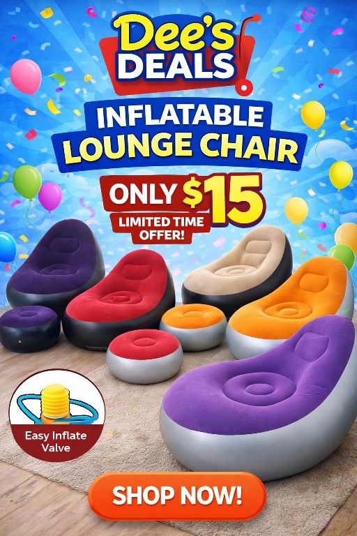 Inflatable Lounge Chair $15