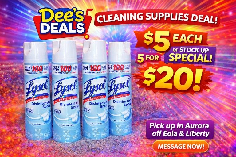 Lysol Sprays $5 Each - photo 3