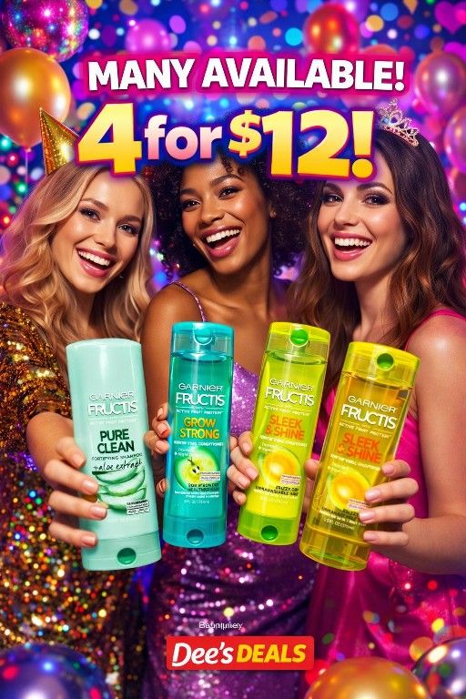 Garnier Fructis Shampoo And Conditioner 4 For $12 - photo 2