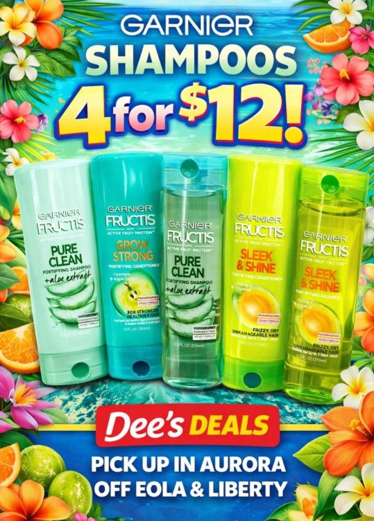 Garnier Fructis Shampoo And Conditioner 4 For $12 - photo 3