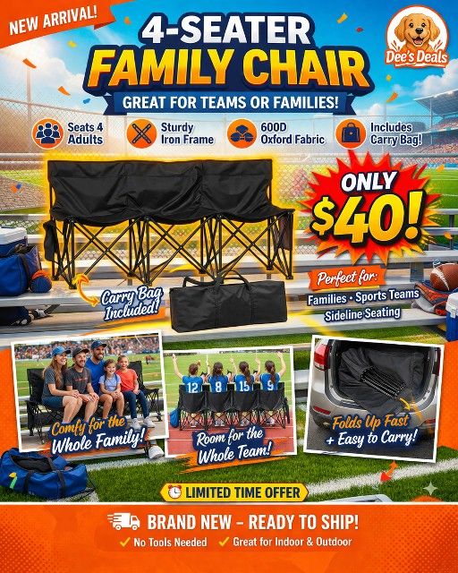4 Seater Chair Only $40 Brand New In Box - photo 2