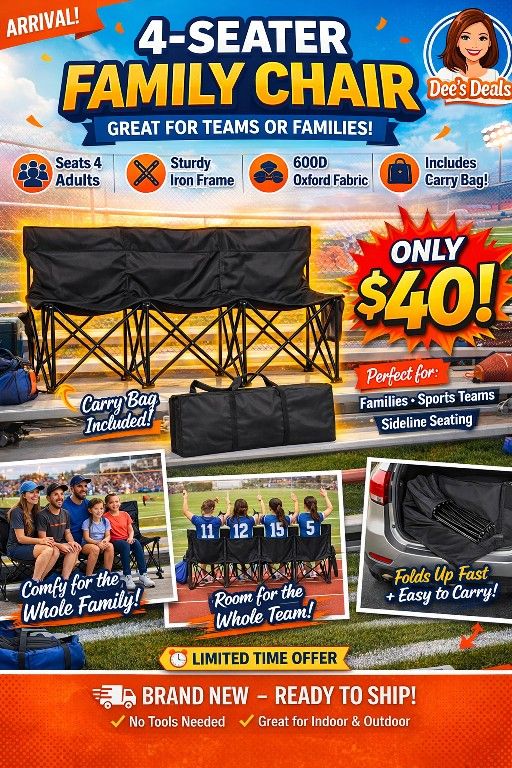 4 Seater Chair Only $40 Brand New In Box - photo 3