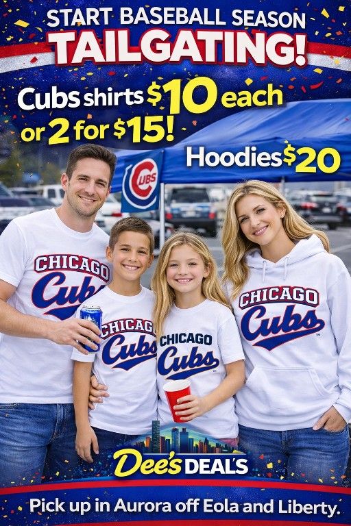Cubs Or Sox Shirts $10 Or 2 For $15 All Sizes To 3XL - photo 4