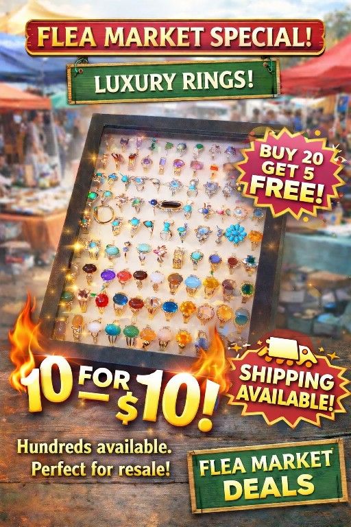 Ring Sale 10 For $10 (25 For $20)