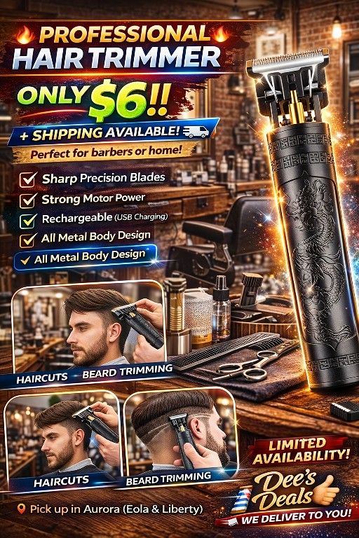 Hair Clippers Trimmer ONLY $6