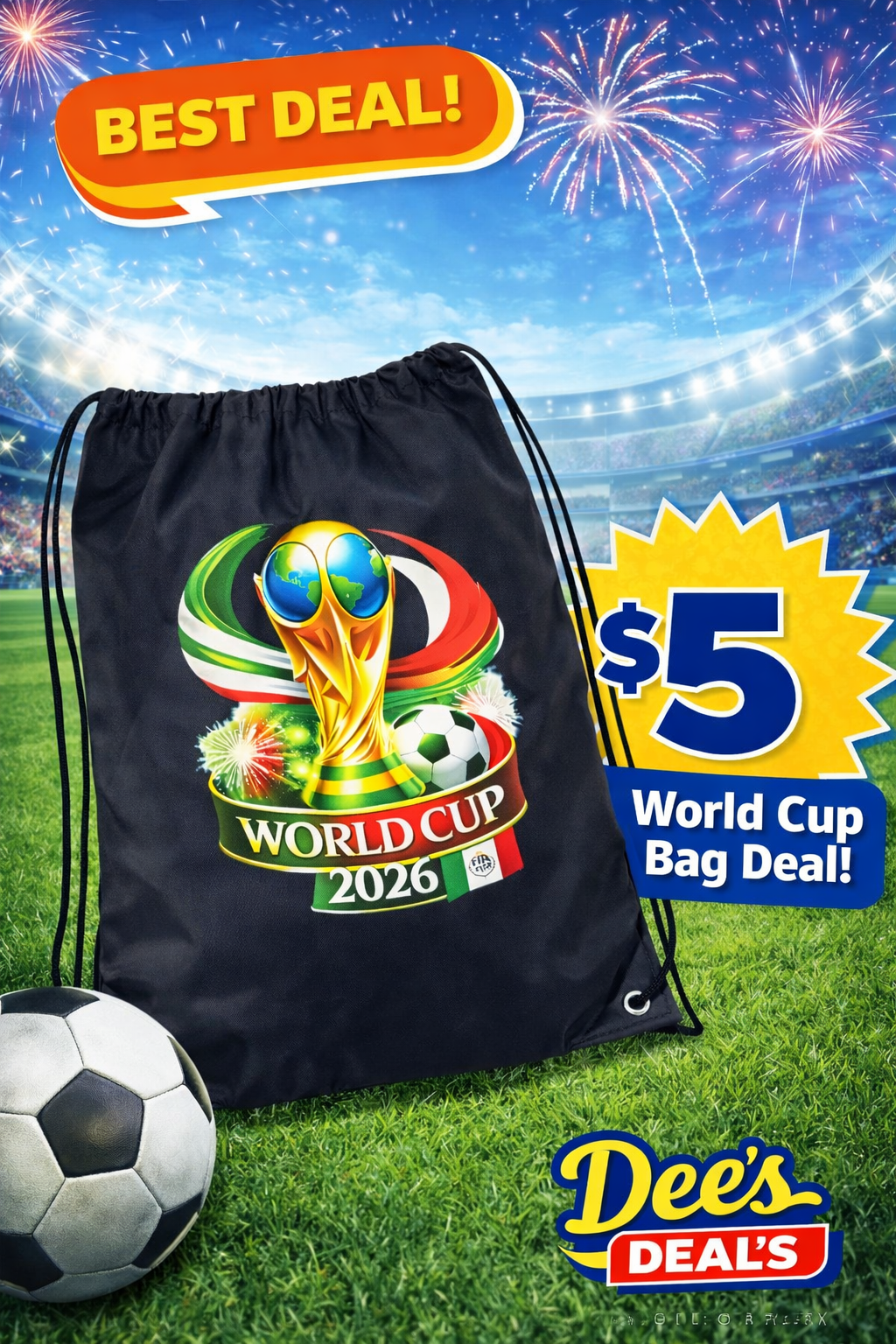 Bears, Cubs, World Cup Bags - $5 Each (Brand New) - photo 4