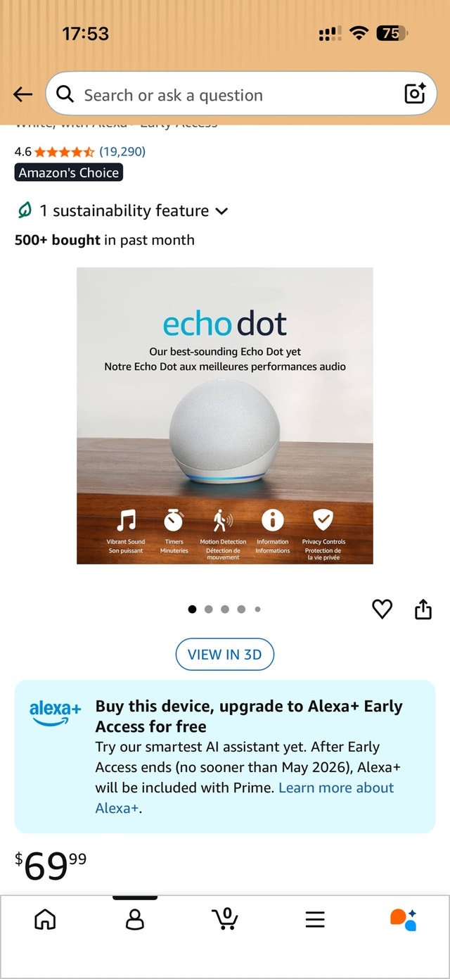 Amazon Echo Dot 5th Gen