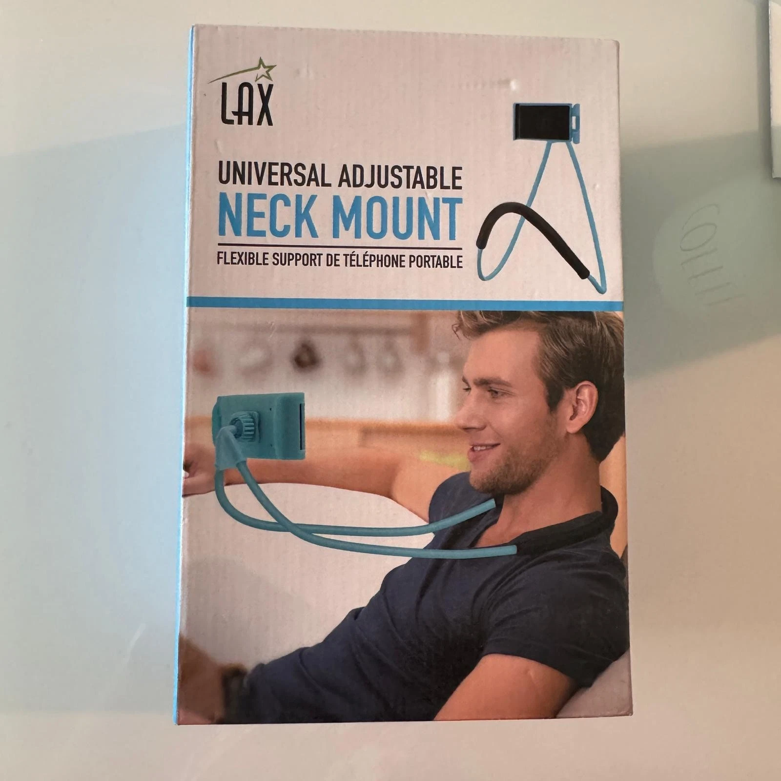 LAX Universal Adjustable Neck Mount Phone Holder New in Box - photo 4