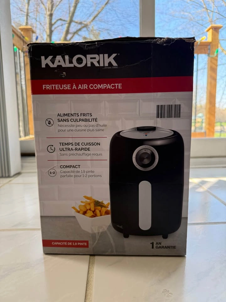 NEW IN BOX Kalorik 1.9qt Compact Air Fryer – Perfect for Small S - photo 5