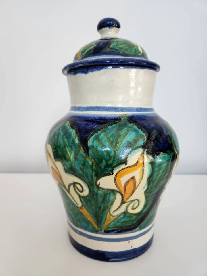Vintage Talavera Ginger Jar - Calla Lily Motif - photo 2