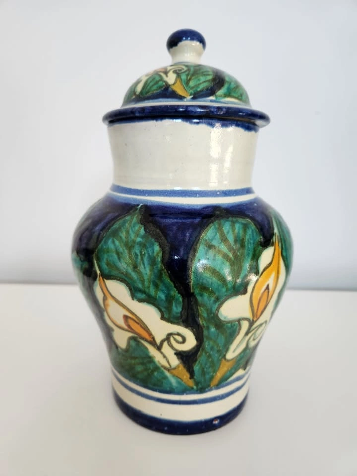 Vintage Talavera Ginger Jar - Calla Lily Motif - photo 3