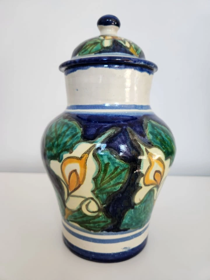 Vintage Talavera Ginger Jar - Calla Lily Motif - photo 4