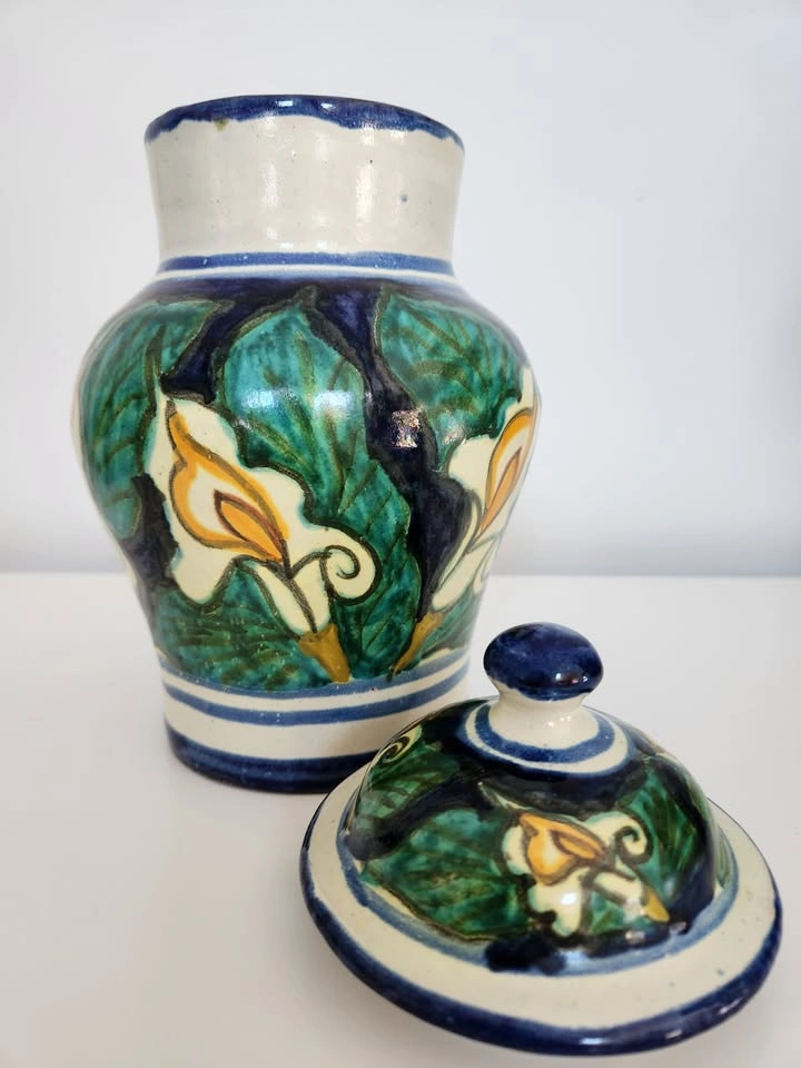 Vintage Talavera Ginger Jar - Calla Lily Motif - photo 5